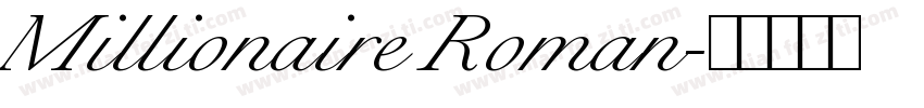 Millionaire Roman字体转换